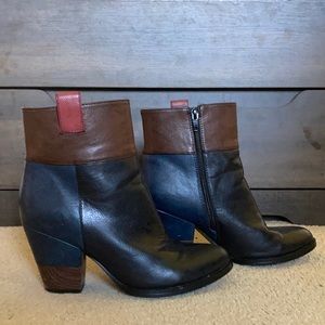 Anthro brand French Blu booties. SZ 10.